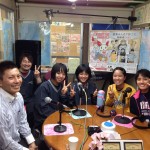 ラジオ2015年3月17日放送　ゲストは津嘉山小学校ミニバスケット部6年生の4人